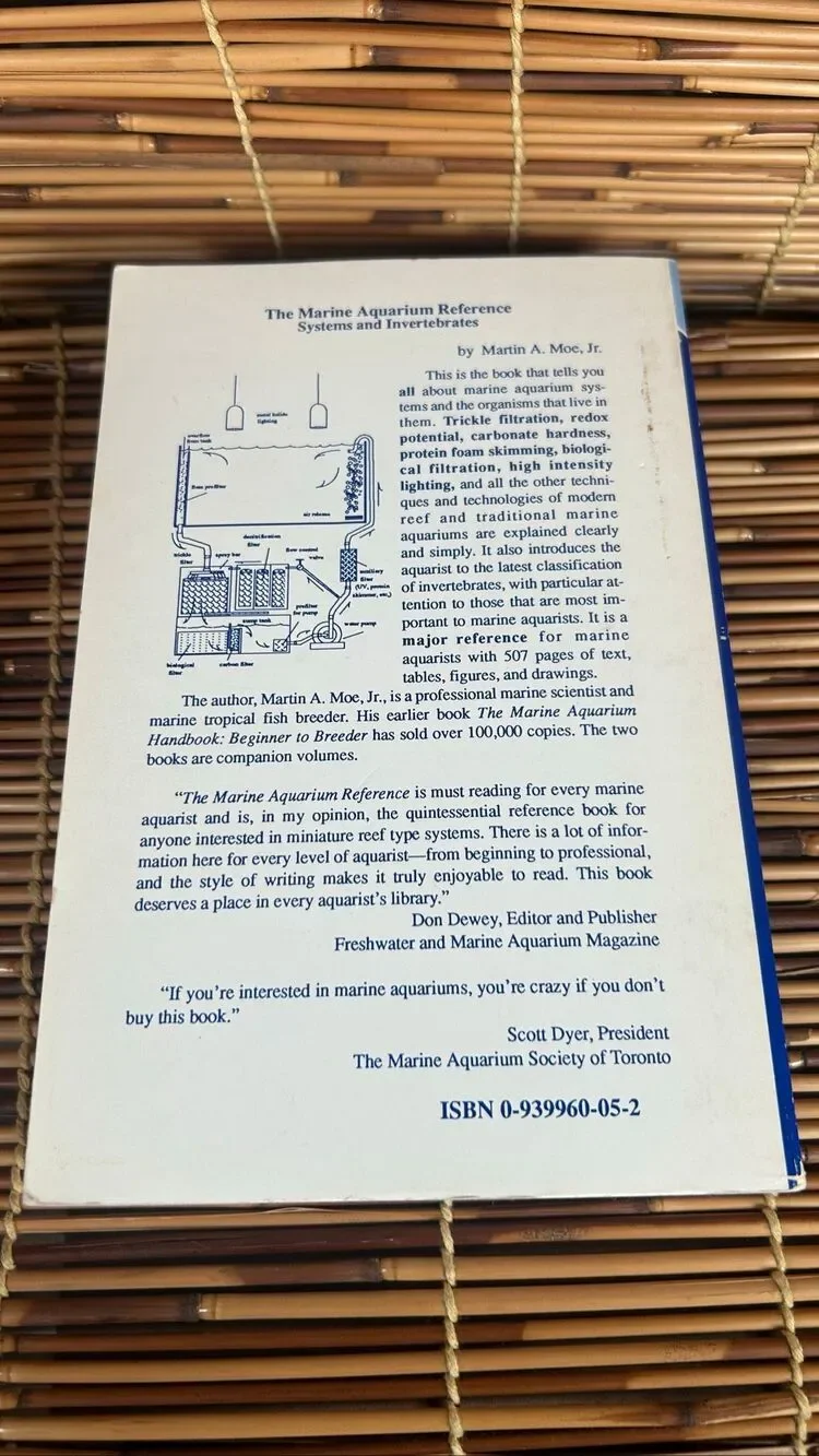 Marine Aquarium Reference Systems & Invertebrates With Updated Reef Section Moe